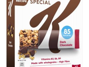 Μπάρες Δημητριακών Special K Dark Chocolate, Kellogg’s (6x22g)