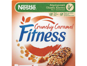 Μπάρες Δημητριακών Fitness Crunchy Caramel Nestle (6×23.5g)