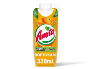 Φυσικός Χυμός Πορτοκάλι Amita (330 ml)