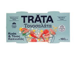 Τoνοσαλάτα με Κινόα & Καπνιστό Τόνο Trata (2×160 g) 