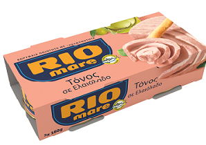 Τόνος Σε Ελαιόλαδο Rio Mare (2×160 g)