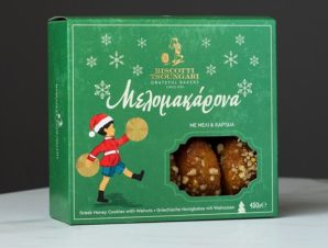 Μελομακάρονα με Μέλι & Καρύδι Biscotti Tsoungari