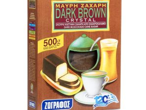 Μαύρη ζάχαρη Dark brown krystal Ζωγράφος (500 g)