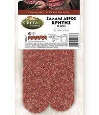 Σαλάμι Αέρος Κρήτης Σε Φέτες Εν Ελλάδα Creta Farms (100 g) -0.40€